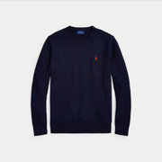 Cotton CN Sweater Marine