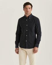 Douglas Cord Shirt Slim Mørkeblå