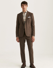 Morris Flannel Blazer, Brown Brun