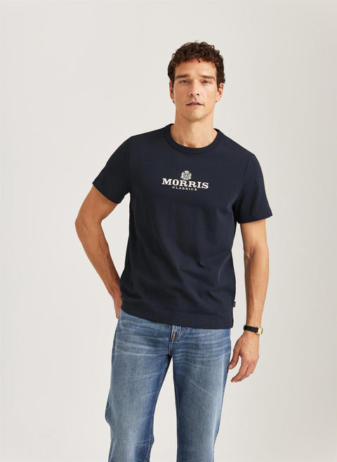 BRIAN TEE, BLUE Mørkeblå