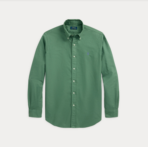 Oxford Slim Shirt, Green Grønn
