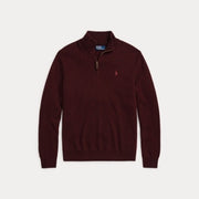 Long Sleeve Halfzip Burgunder
