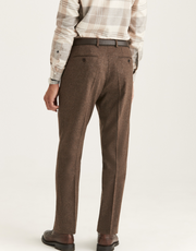 Morris Flannel Trouser, Brown Brun