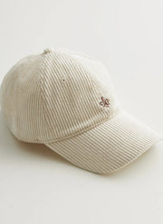 Lily Cord Cap, Off White Off-White
