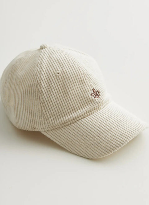 Lily Cord Cap, Off White Off-White