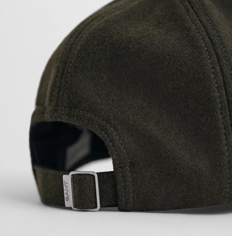 Shield melton cap Mørkegrønn