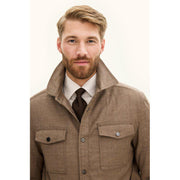 Flanell Shirt Jacket Beige/Khaki
