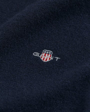 Superfine Lambswool C-Neck Blå