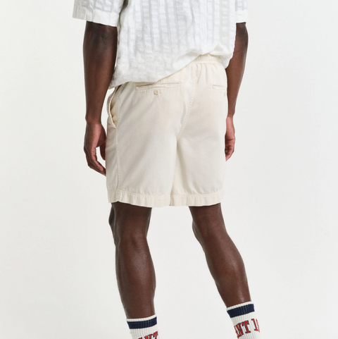 Reg sunfaded DS shorts, 130 Off-White