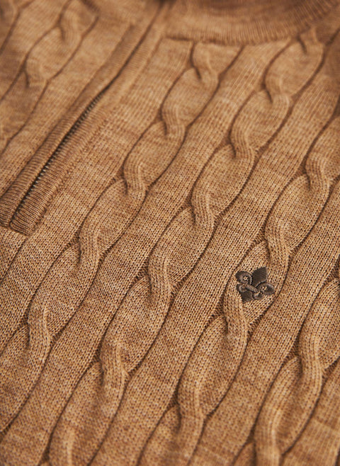 Merino Cable John Zip, 08 Camel