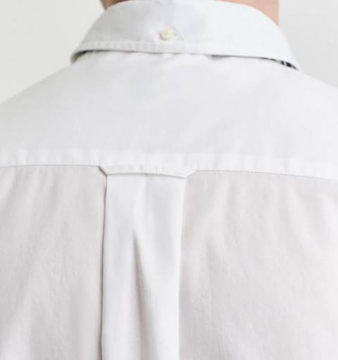 Classic Poplin Shirt Reg Hvit
