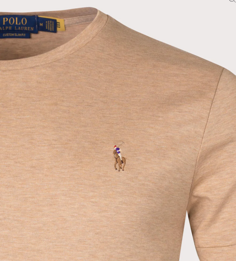 T-shirt Polo Camel