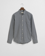 Reg twill gingham shirt Blå