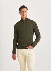 Merino Cable John Zip, 76 Oliven