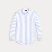 STRIPED OXFORD SHIRT Lyseblå