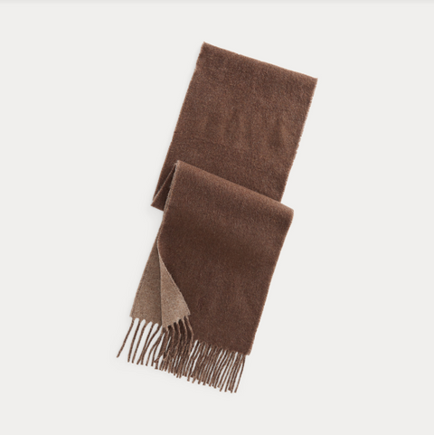 Scarf Reversible Brown Brun