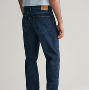 Regular Gant Jeans Blå