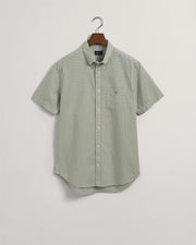 The Broadcloth Gingham Reg SS Grønn