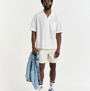 Reg sunfaded DS shorts, 130 Off-White