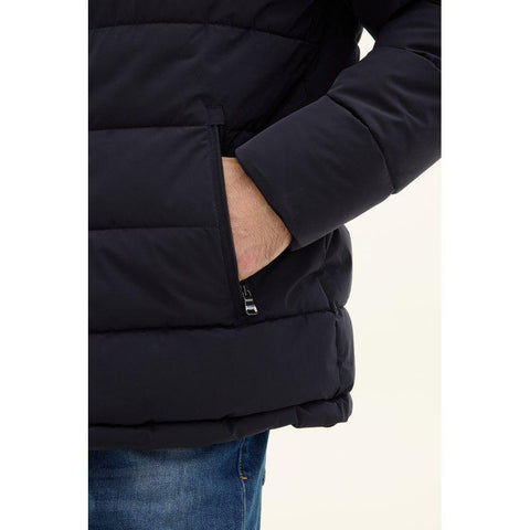 Hooded Puffer Jacket Marine