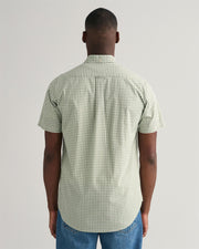 The Broadcloth Gingham Reg SS Grønn