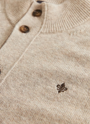 Hertford Button Cardigan, Khaki Khaki