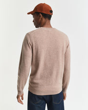 Superfine Lambswool C-Neck Beige