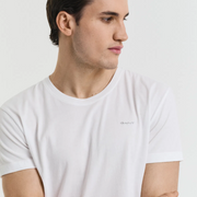 C-neck t-shirt 2-pack Hvit