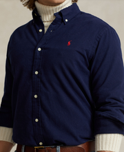 SHIRT BRUSHED FLANNEL Mørkeblå