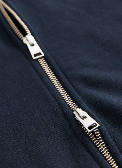 Brandon Lily zip hood Mørkeblå