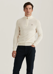 Merino John Zip Off-White