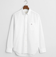 Classic Poplin Shirt Reg Hvit