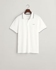 Tipping ss pique polo Hvit