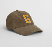 G badge Cord cap Beige