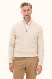 Paul Half Zip Beige
