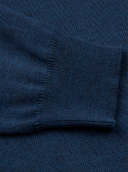 Knitted VN merino wool Blå