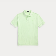 Mineral  dyed mesh polo shirt Grønn