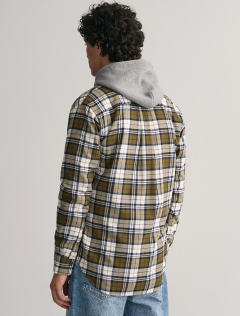 Flannel Check Shirt Grønn