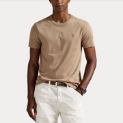 T-shirt Polo, brun Brun Melert