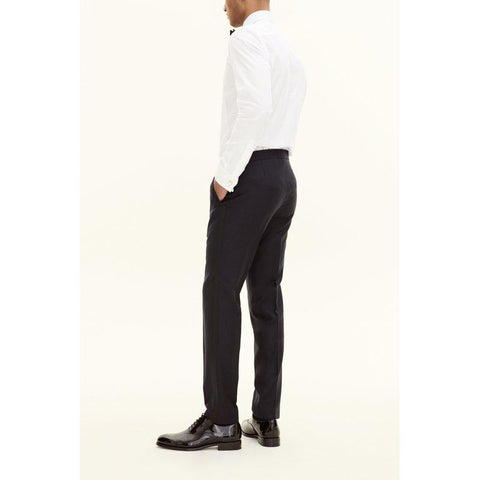 Denz Straight Tuxedo Trousers Sort