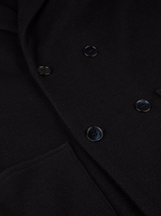 Blazer knitted DB merino wool Marine