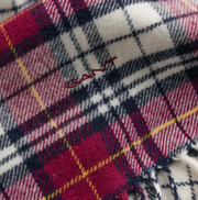 Multi Check Scarf Burgunder