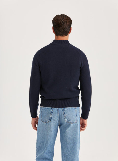 New Hertford Half Zip, 60 Marine