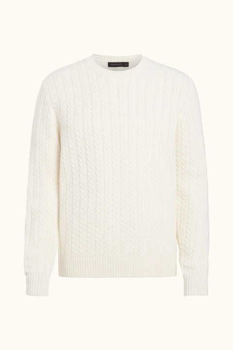 Francesco Roundneck Hvit