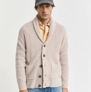 Cardigan Wool Blend Sand