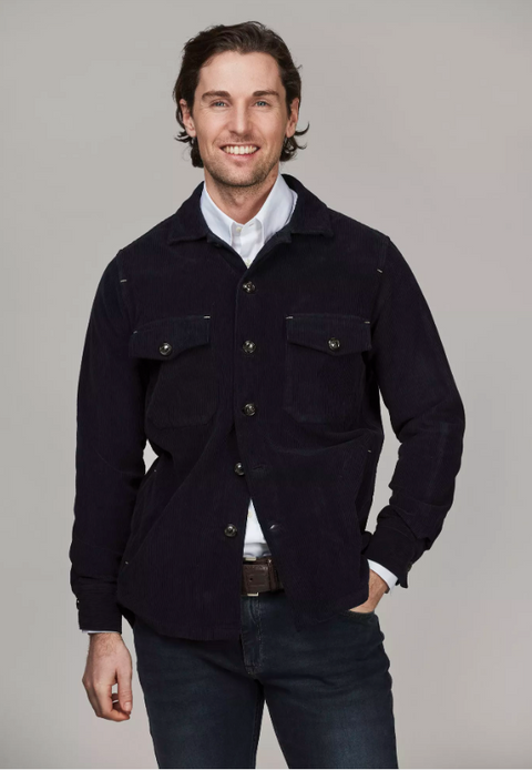 Corderoy Noxus Overshirt Marine