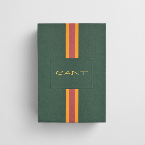 Argyle And Stripe Socks 4-Pack Gb Blå