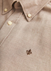 Watts Flannel Shirt, Khaki Khaki