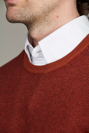Herringbone Knit Orange Oransje
