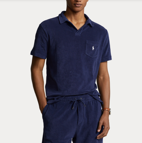 Polo SS Towel Shirt Marine
